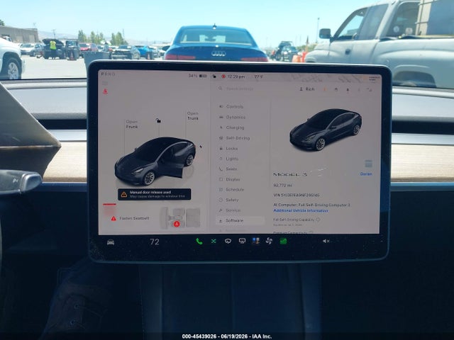 Tesla Model 3 Rear-wheel Drive 2022 5YJ3E1EA9NF295145 Image 7