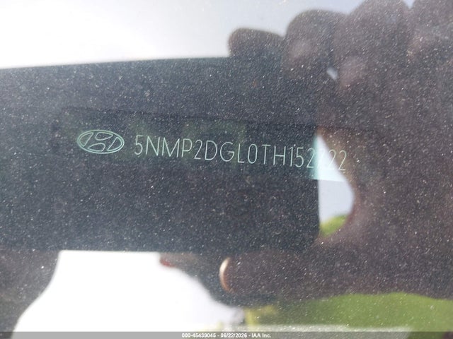 45439045 :رقم المزاد ، 5NMP2DGL0TH152722 vin ، 2026 Hyundai Santa Fe Sel مزاد بيع