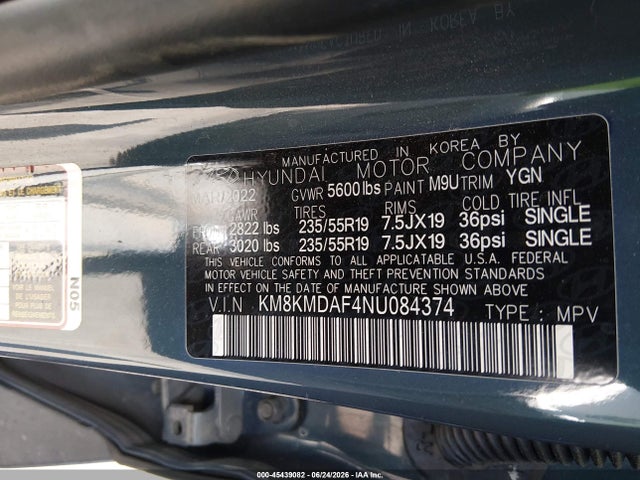Hyundai IONIQ 5 SE 2022 KM8KMDAF4NU084374 Image 9