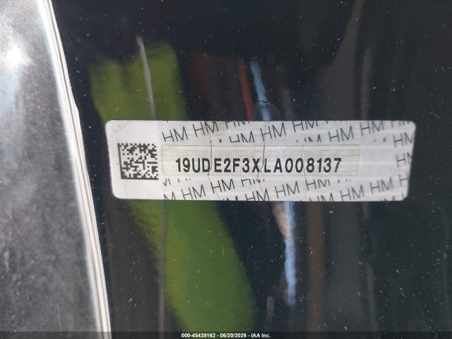 Aukcja sprzedaży 2020 Acura Ilx Standard, vin: 19UDE2F3XLA008137, numer aukcji: 45439162