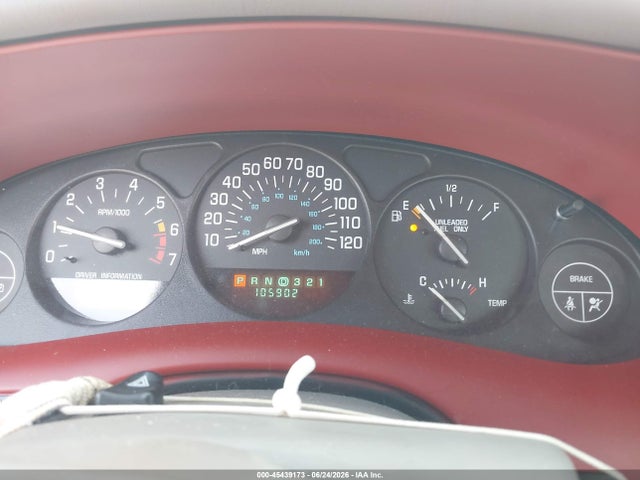 1998 Buick Regal Gs მანქანა იყიდება აუქციონზე, vin: 2G4WF5217W1432332, აუქციონის ნომერი: 45439173