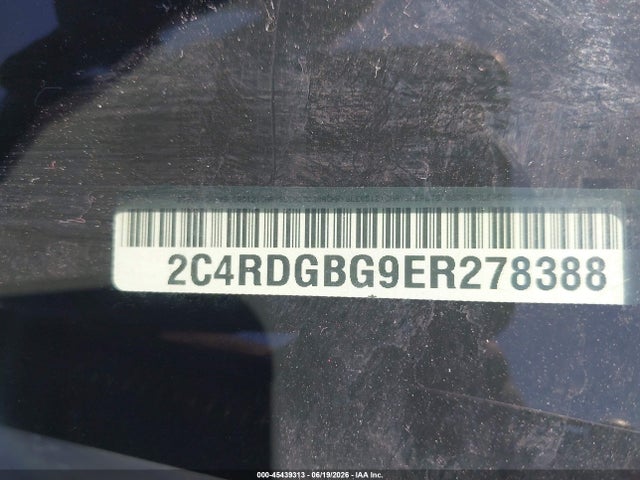 2C4RDGBG9ER278388 Dodge Grand Caravan American Value Pkg