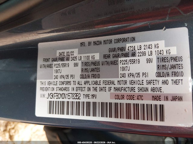 JM3KFBCM0N1578352 Mazda Cx-5 2.5 S Carbon Edition