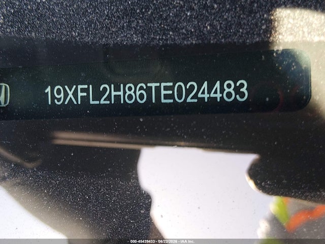 19XFL2H86TE024483 Honda Civic Sport