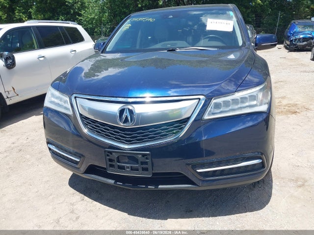 2016 Acura Mdx Technology   Acurawatch Plus Packages/technology Package მანქანა იყიდება აუქციონზე, vin: 5FRYD4H47GB001193, აუქციონის ნომერი: 45439540