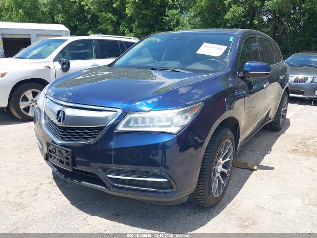 2016 Acura Mdx Technology   Acurawatch Plus Packages/technology Package მანქანა იყიდება აუქციონზე, vin: 5FRYD4H47GB001193, აუქციონის ნომერი: 45439540