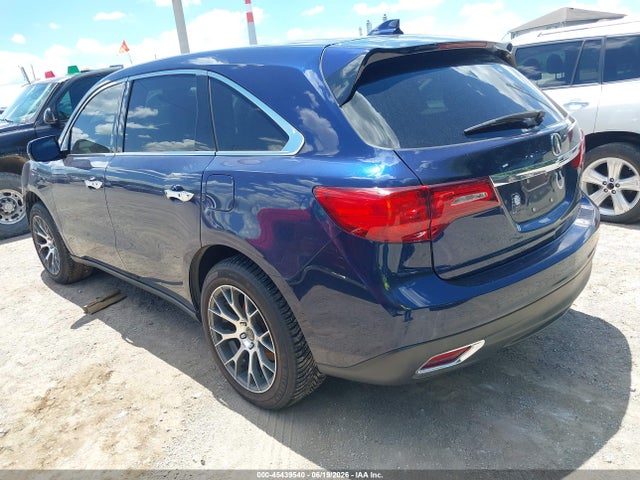 2016 Acura Mdx Technology   Acurawatch Plus Packages/technology Package მანქანა იყიდება აუქციონზე, vin: 5FRYD4H47GB001193, აუქციონის ნომერი: 45439540