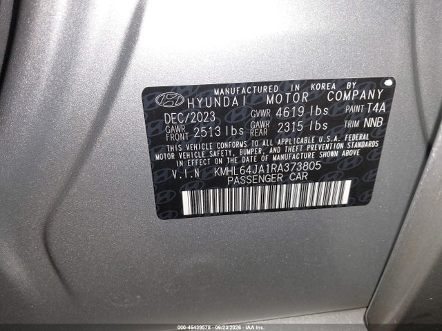 Hyundai SONATA SEL 2024 KMHL64JA1RA373805 Image 9