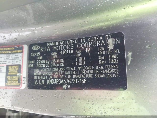 KIA SOUL + 2016 KNDJP3A57G7312166 Image 9