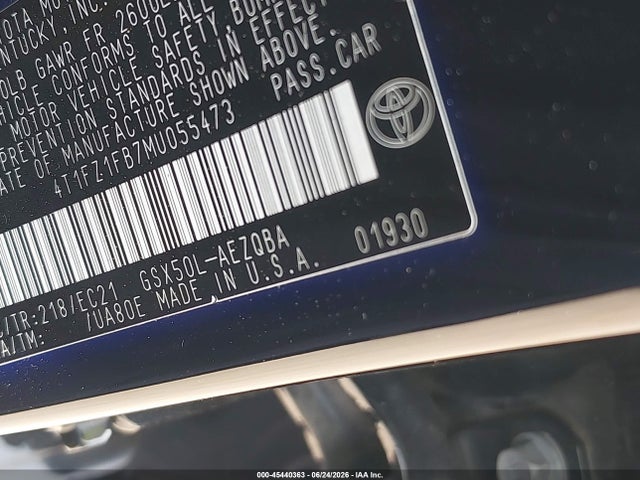 Toyota Avalon Trd 2021 4T1FZ1FB7MU055473 Image 9