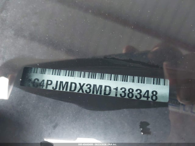 Продаж на аукціоні авто 2021 Jeep Cherokee Limited 4x4, vin: 1C4PJMDX3MD138348, номер лоту: 45440499