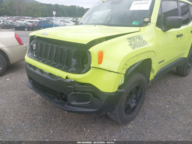 Продажа на аукционе авто 2018 Jeep Renegade Sport 4x4, vin: ZACCJBAB6JPJ45395, номер лота: 45440565