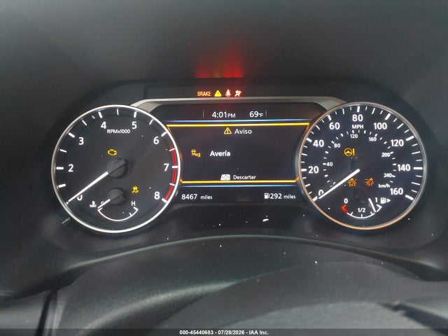 2025 Nissan Sentra Sv მანქანა იყიდება აუქციონზე, vin: 3N1AB8CV0SY337574, აუქციონის ნომერი: 45440683
