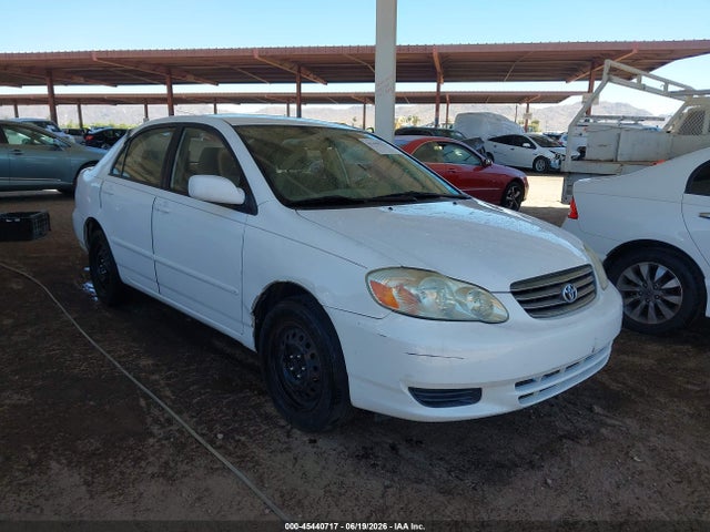 Продажа на аукционе авто 2003 Toyota Corolla Le, vin: JTDBR32E830051243, номер лота: 45440717