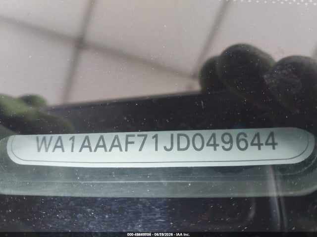 WA1AAAF71JD049644 Audi Q7 3.0t Premium