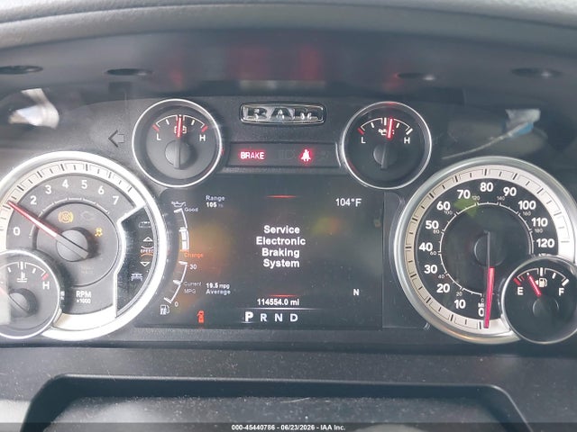 45440786 :رقم المزاد ، 1C6RR6LG4HS514076 vin ، 2017 Ram 1500 Lone Star  4x2 5'7 Box مزاد بيع