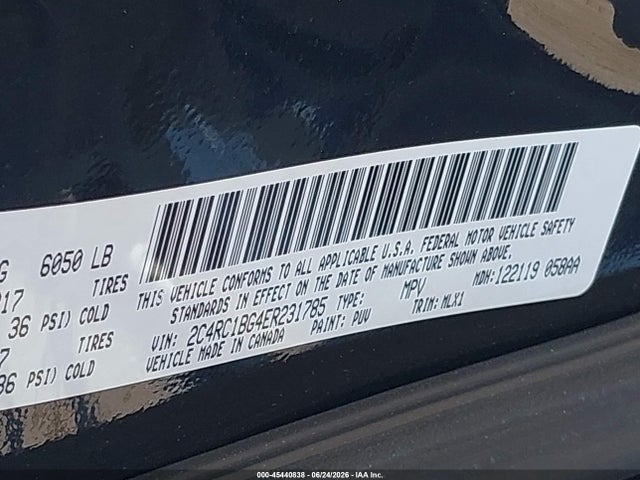 2C4RC1BG4ER231785 Chrysler Town &amp; Country Touring