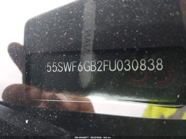 45440877 :رقم المزاد ، 55SWF6GB2FU030838 vin ، 2015 Mercedes-benz C 400 4matic مزاد بيع
