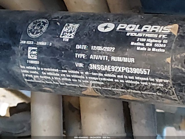 Продаж на аукціоні авто 2023 Polaris Rzr Turbo R Sport, vin: 3NSGAE92XPG390557, номер лоту: 45440892
