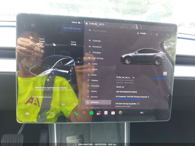 Продажа на аукционе авто 2026 Tesla Model Y All-wheel Drive/long Range Launch Series/premium All-wheel Drive, vin: 7SAYGDEE8TF446612, номер лота: 45441063