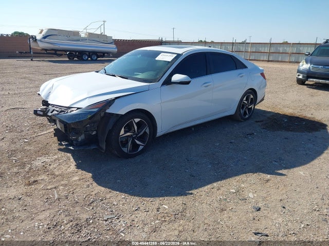 2021 Hyundai Elantra Limited მანქანა იყიდება აუქციონზე, vin: 5NPLP4AGXMH002214, აუქციონის ნომერი: 45441259