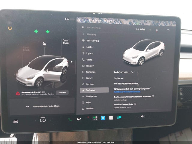 Продажа на аукционе авто 2024 Tesla Model Y Long Range Single Motor Rear-wheel Drive/rwd, vin: 7SAYGDED7RF055032, номер лота: 45441366