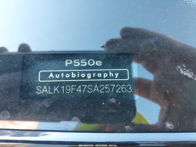 SALK19F47SA257263 Land Rover Range Rover P550e Autobiography