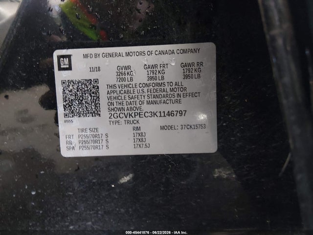 Chevrolet Silverado 1500 Ld Lt 2019 2GCVKPEC3K1146797 Image 9