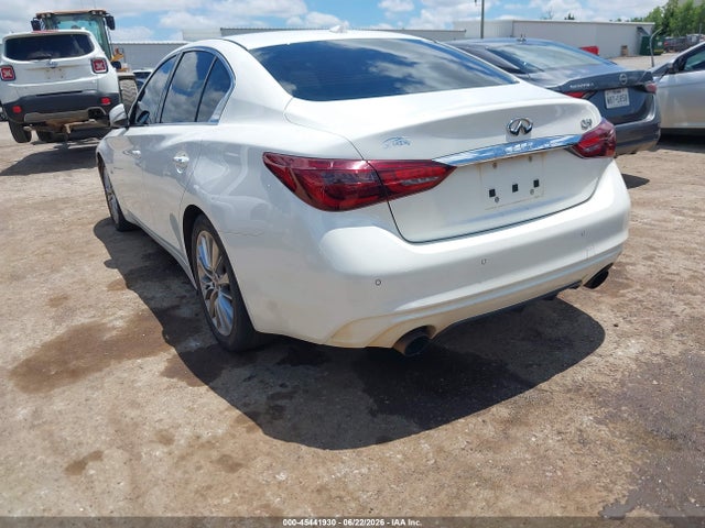 Продажа на аукционе авто 2018 Infiniti Q50 3.0t Luxe, vin: JN1EV7AP3JM366527, номер лота: 45441930