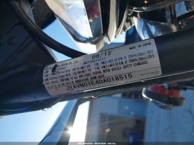 45442038 :رقم المزاد ، JYAVN01E4DA018515 vin ، 2013 Yamaha Xvs950 A/ct مزاد بيع