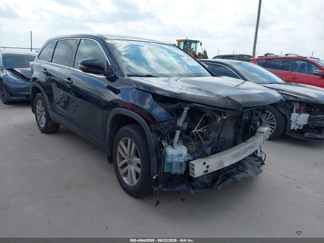 45442059 :رقم المزاد ، 5TDZKRFH4ES025572 vin ، 2014 Toyota Highlander Le مزاد بيع