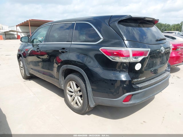 Aukcja sprzedaży 2014 Toyota Highlander Le, vin: 5TDZKRFH4ES025572, numer aukcji: 45442059