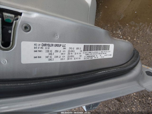 Aukcja sprzedaży 2010 Chrysler Town & Country Touring Plus, vin: 2A4RR8DX9AR344981, numer aukcji: 45442107