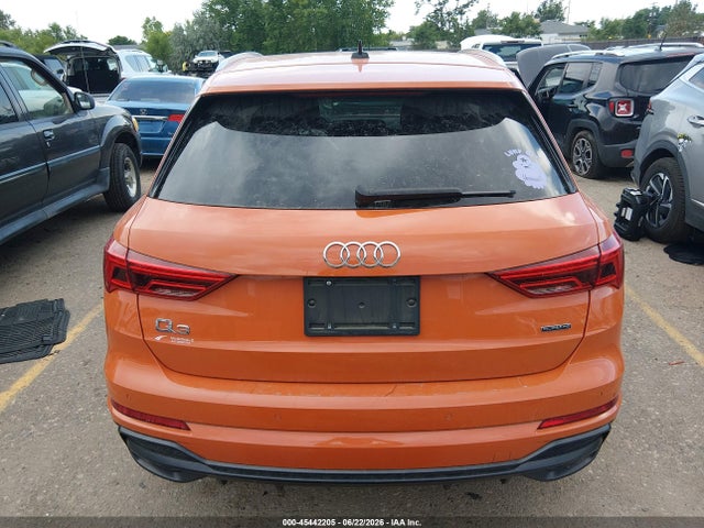 Продажа на аукционе авто 2022 Audi Q3 Premium 45 Tfsi S Line Quattro Tiptronic, vin: WA1DECF36N1149871, номер лота: 45442205