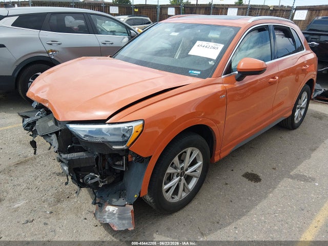 Продажа на аукционе авто 2022 Audi Q3 Premium 45 Tfsi S Line Quattro Tiptronic, vin: WA1DECF36N1149871, номер лота: 45442205