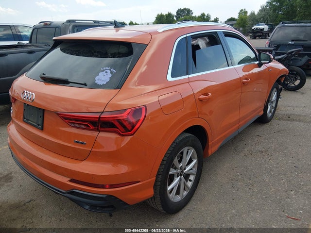 Продажа на аукционе авто 2022 Audi Q3 Premium 45 Tfsi S Line Quattro Tiptronic, vin: WA1DECF36N1149871, номер лота: 45442205