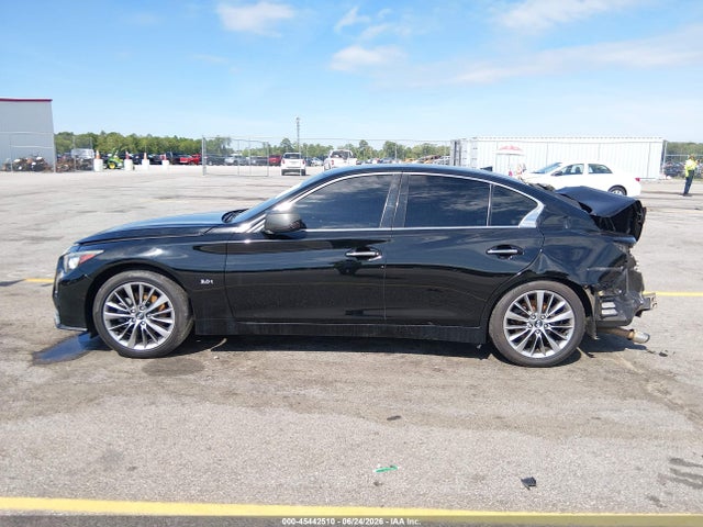 Продажа на аукционе авто 2018 Infiniti Q50 3.0t Luxe, vin: JN1EV7AP1JM365845, номер лота: 45442510