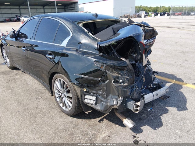 Продажа на аукционе авто 2018 Infiniti Q50 3.0t Luxe, vin: JN1EV7AP1JM365845, номер лота: 45442510