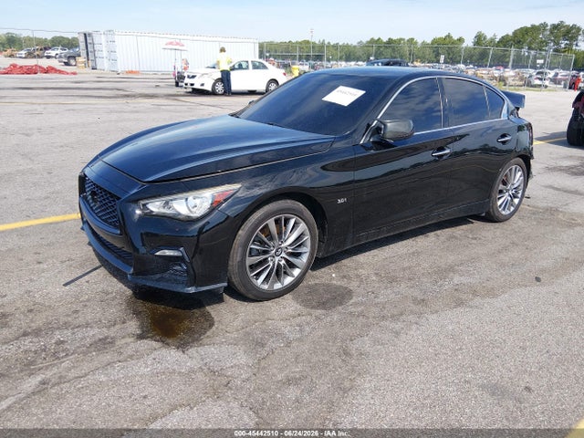Продажа на аукционе авто 2018 Infiniti Q50 3.0t Luxe, vin: JN1EV7AP1JM365845, номер лота: 45442510