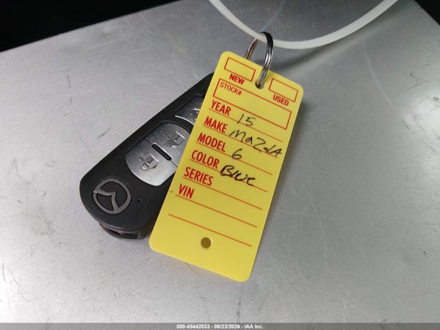 2015 Mazda Mazda6 I Touring მანქანა იყიდება აუქციონზე, vin: JM1GJ1V63F1172654, აუქციონის ნომერი: 45442533