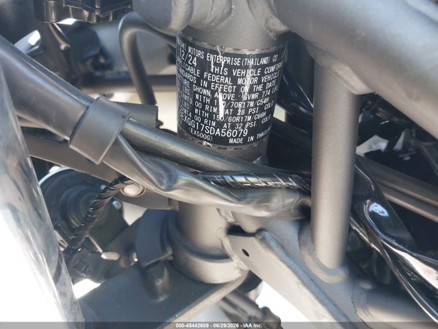 45442689 :رقم المزاد ، ML5EXGG17SDA56079 vin ، 2025 Kawasaki Ex500 مزاد بيع