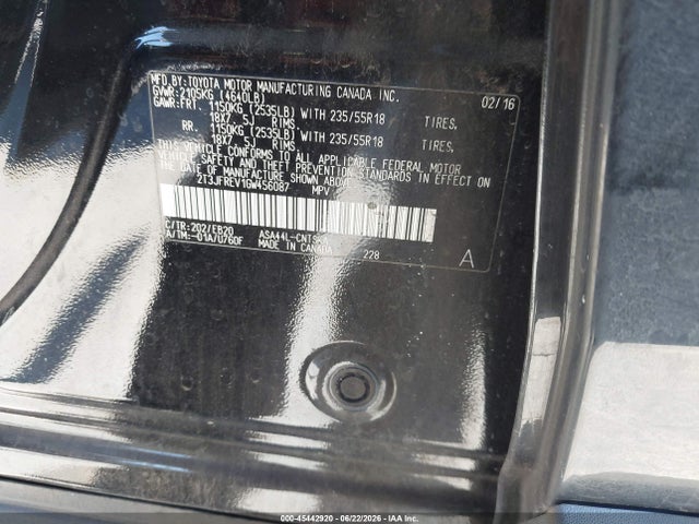 Toyota RAV4 SE 2016 2T3JFREV1GW456087 Image 9