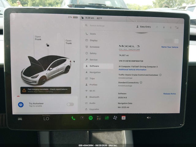 Продаж на аукціоні авто 2021 Tesla Model 3 Performance Dual Motor All-wheel Drive, vin: 5YJ3E1EC6MF868728, номер лоту: 45443064