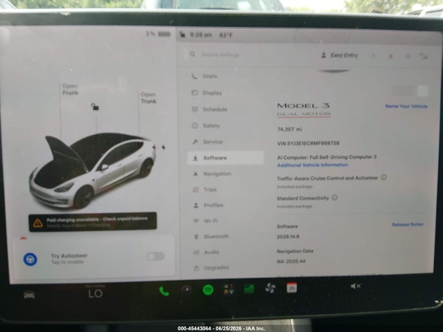 Продаж на аукціоні авто 2021 Tesla Model 3 Performance Dual Motor All-wheel Drive, vin: 5YJ3E1EC6MF868728, номер лоту: 45443064