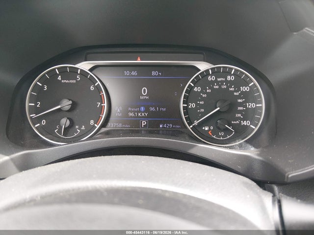 1N4BL4DWXMN393364 Nissan Altima Sv Intelligent Awd