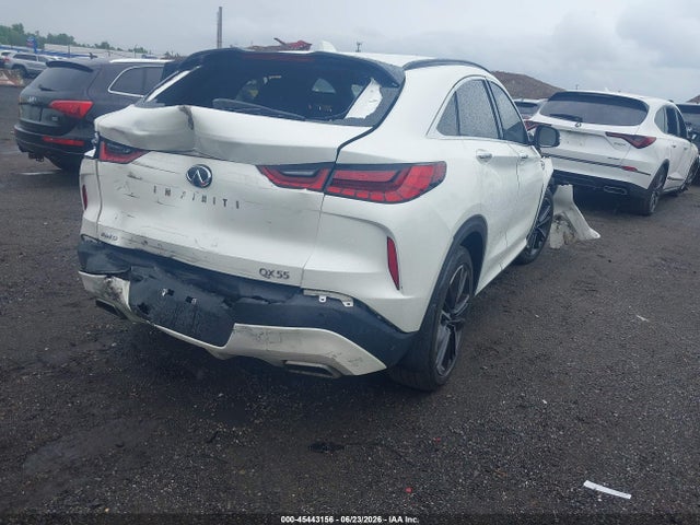 45443156 :رقم المزاد ، 3PCAJ5J31NF101676 vin ، 2022 Infiniti Qx55 Luxe Awd مزاد بيع