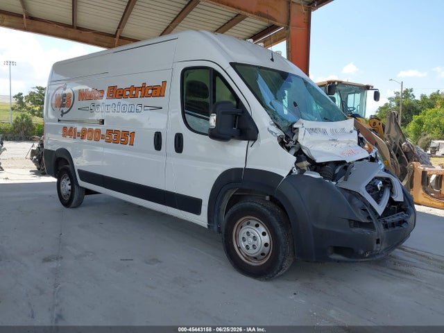 Продажа на аукционе авто 2021 Ram Promaster 2500 High Roof 159 Wb, vin: 3C6LRVDG3ME525811, номер лота: 45443158