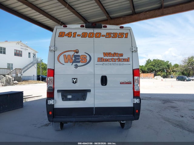 2021 Ram Promaster 2500 High Roof 159 Wb მანქანა იყიდება აუქციონზე, vin: 3C6LRVDG3ME525811, აუქციონის ნომერი: 45443158