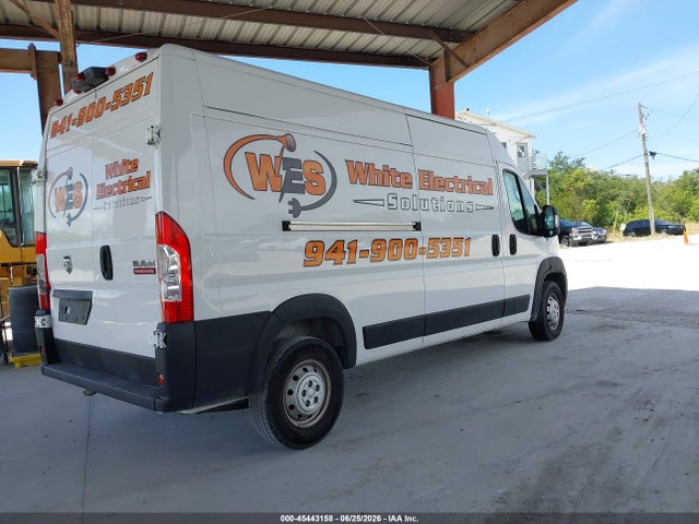 2021 Ram Promaster 2500 High Roof 159 Wb მანქანა იყიდება აუქციონზე, vin: 3C6LRVDG3ME525811, აუქციონის ნომერი: 45443158