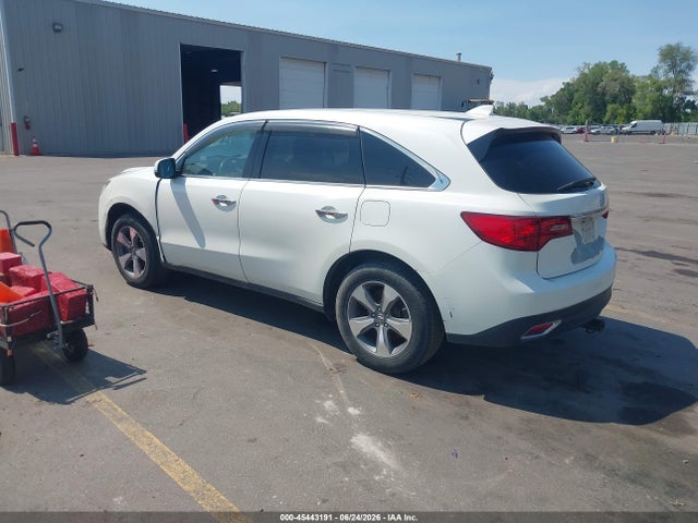 45443191 :رقم المزاد ، 5FRYD4H25FB030270 vin ، 2015 Acura Mdx مزاد بيع